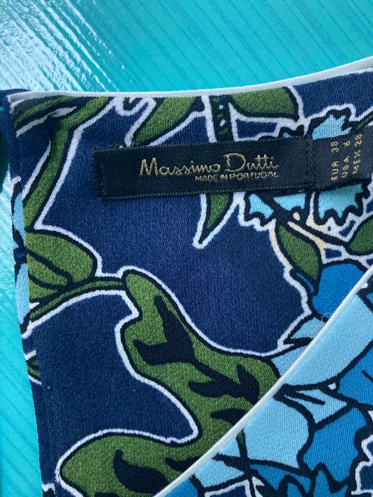 Massimo dutti sukienka koktajlowa,kwiaty ,wesele,impreza 36