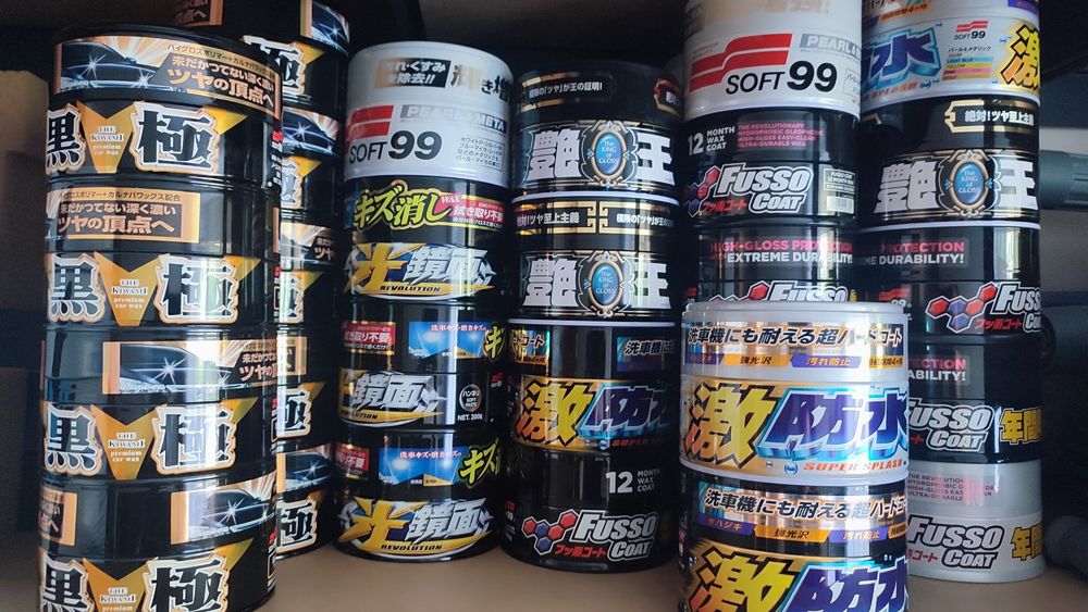 Твердий віск Soft 99. Water block, fusso, захист кузова