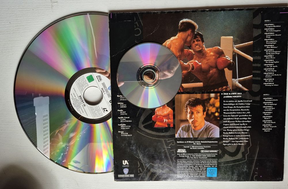 Laser disc Rocky IV