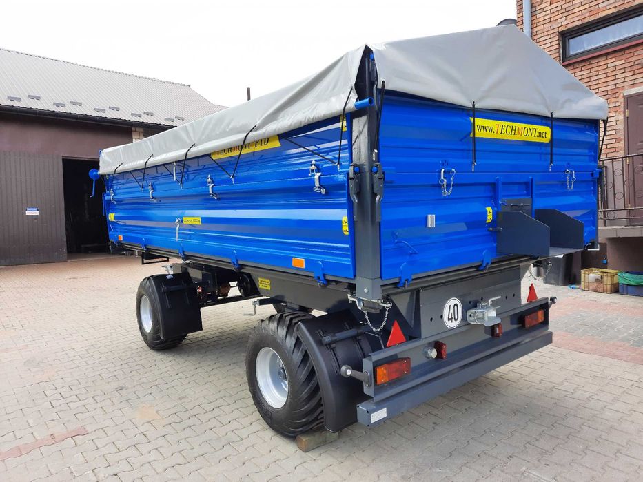 OKAZJA, PROMOCJA Przyczepa dwuosiowa 8T Paletowa TECHMONT