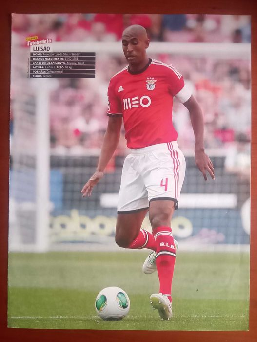 Poster do jogador Luisão jogador do Benfica