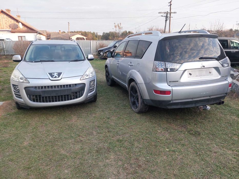 бампер двері кришка капот фари крило кпп скло peugeot 4007 XL розбірка