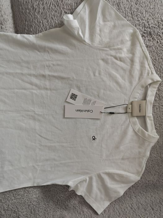 T-shirt damski koszulka XS Calvin Klein