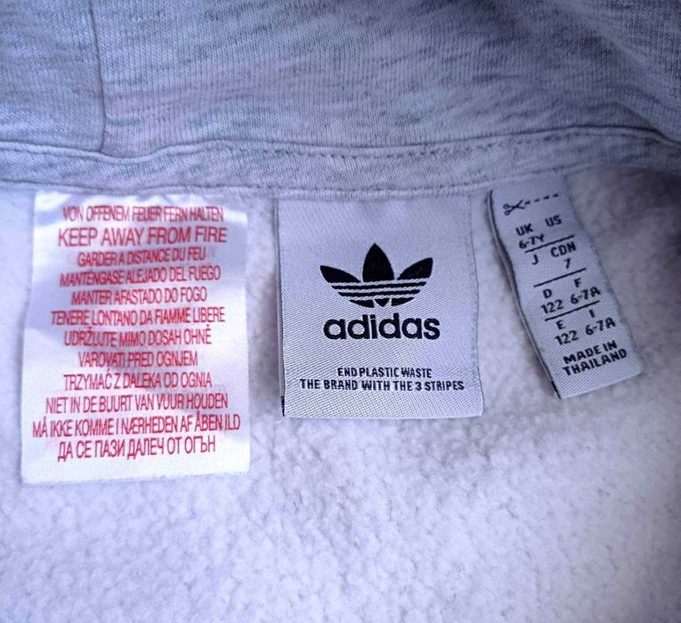 Adidas утеплене худі олімпійка /Nike світшот кофта на дівчинку 6-7р/11