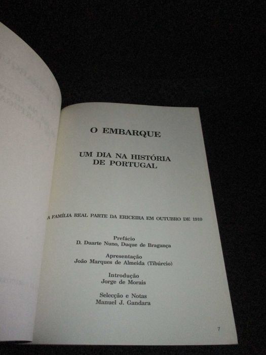 Livro O Embarque João Marques de Almeida