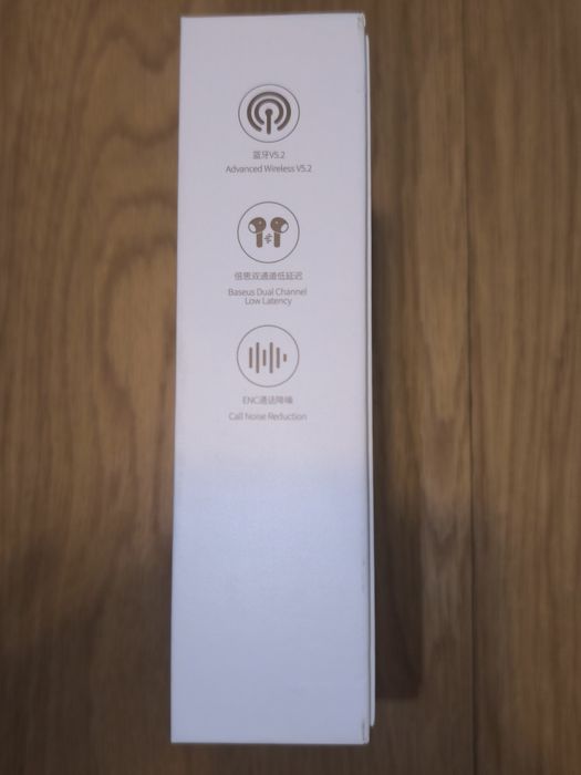 Auriculares Baseus Bowie M2+ TWS, ANC branco