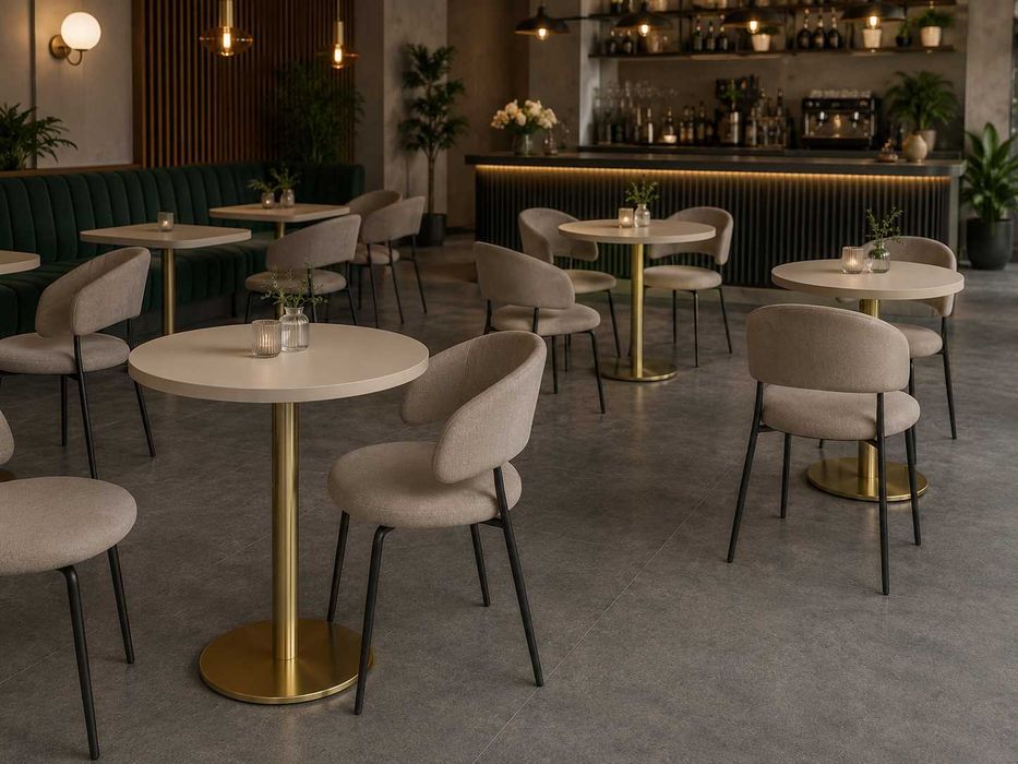 Stolik, stół do jadalni, restauracji, lokalu fi 60 - PRODUCENT - 5 lat gwarancji