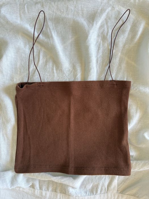 Top castanho Pull&Bear