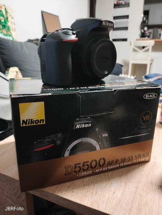 Nikon D5500 Zestaw + 2 obiektywy + 2 baterie + ładowarka 2 slot