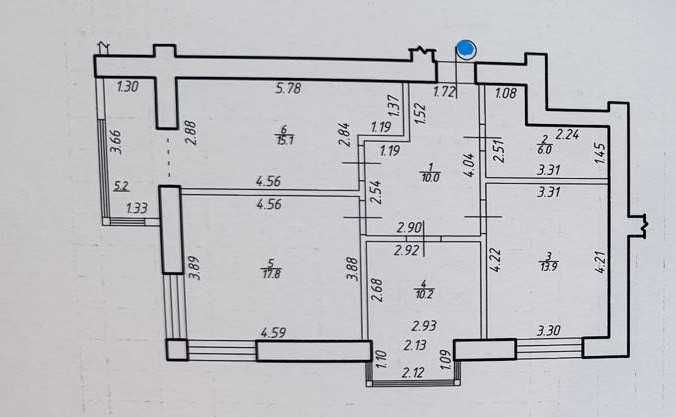 3к в ЖК Липки з частковим ремонтом