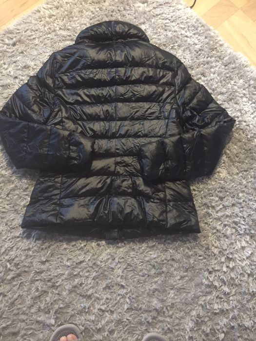 Zara kurtka naturalny puch