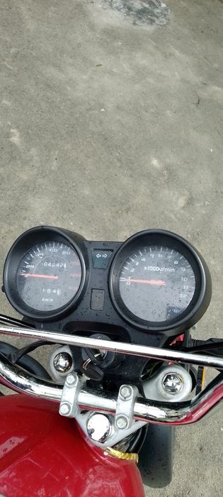 Мотоцикл на ходу