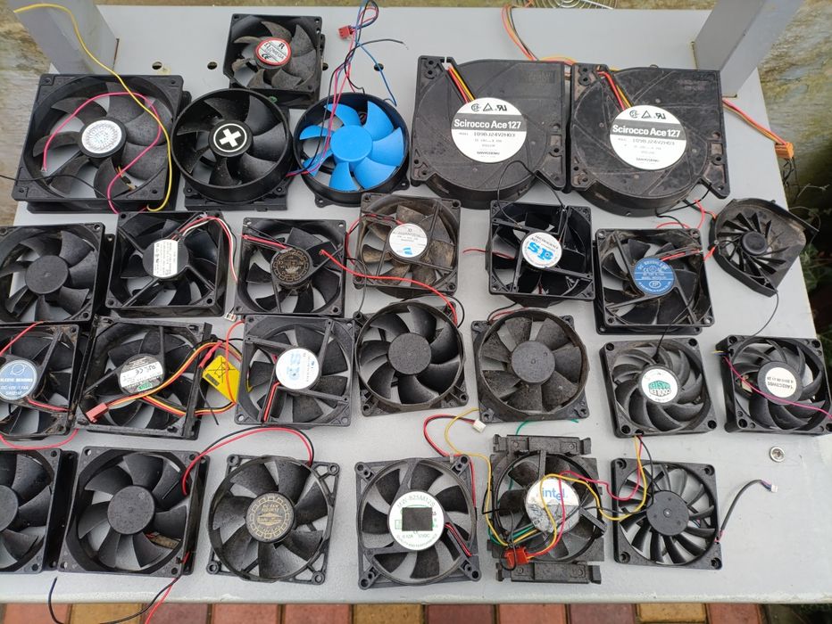 Кулеры, вентиляторы охлаждения