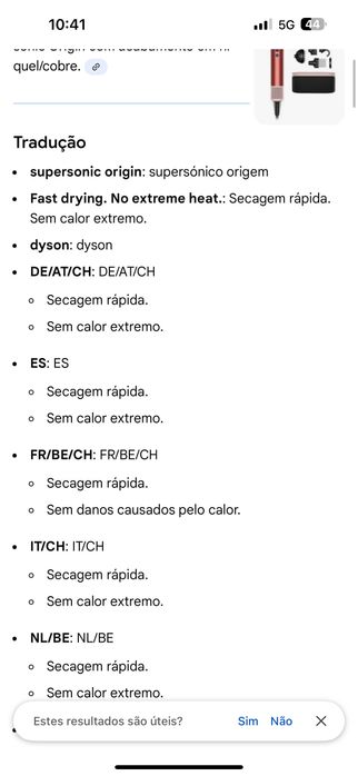 Secador dyson supersonic