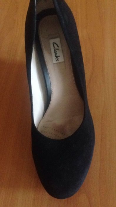 Туфли замшевые Clarcs