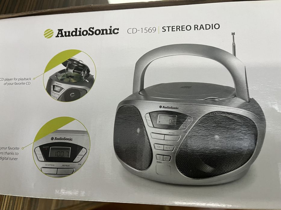 Radio com CD Audiosonic modelo CD-1569 novo