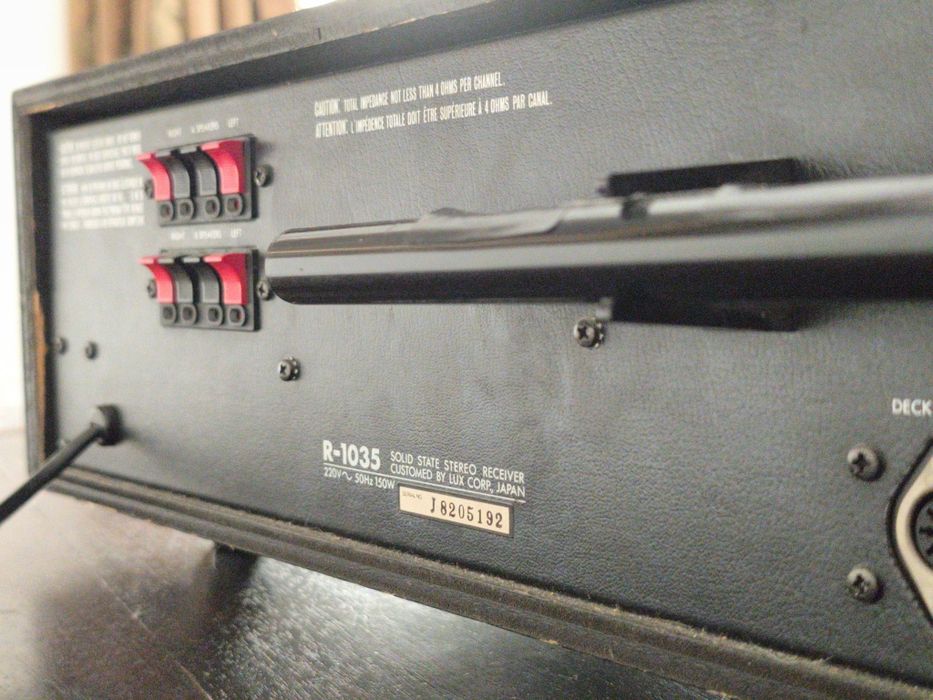 Luxman R1035 receiver full recap