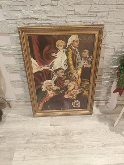 Obraz olejny duży