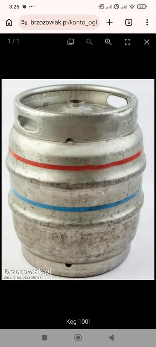 Keg 100l  ładny stan