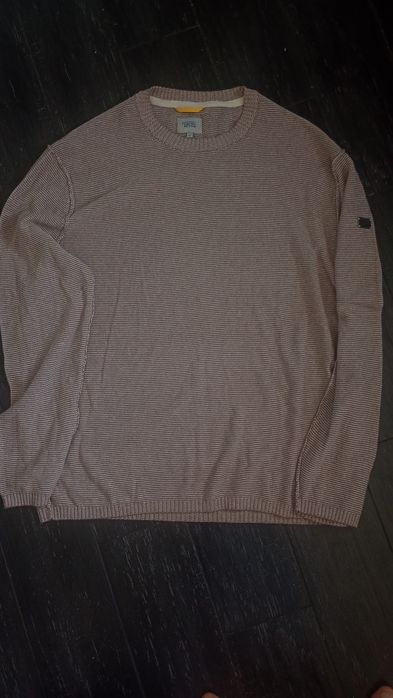 Camel Active męski sweter lniany brąz