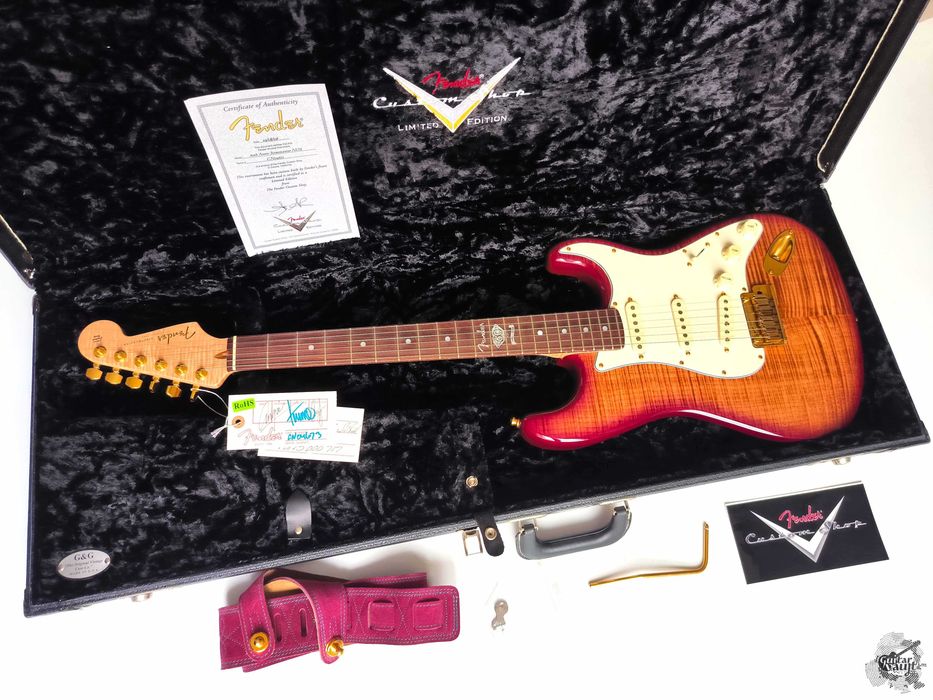 (1 of 100) Fender® Custom Shop Presidential Select Stratocaster® 60th Anniversary Limited Edition '2006 Wine Red Stain
