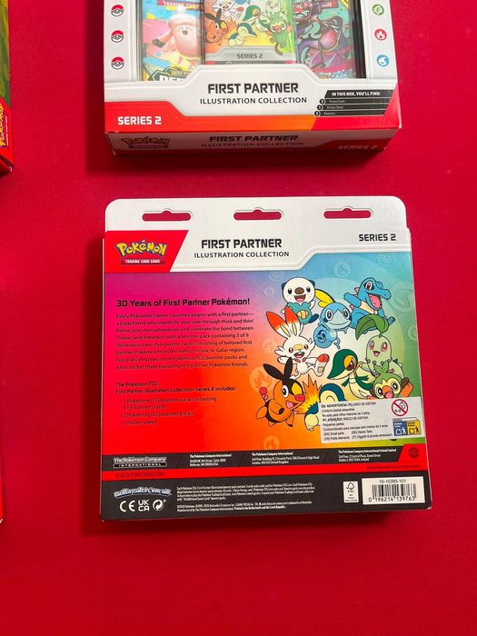 6x Pokémon TCG First Partner Series 2 Versão Inglesa