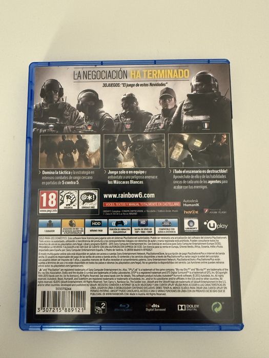 PS4 (Com 2 comandos, 2 jogos)