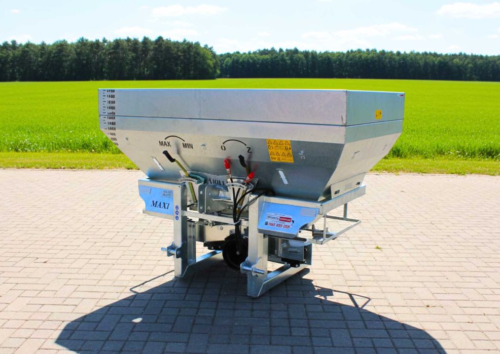 DUŻY Rozsiewacz 1700L 1200L MAXI Rozsiewacz nawozów siewnik do nawozu