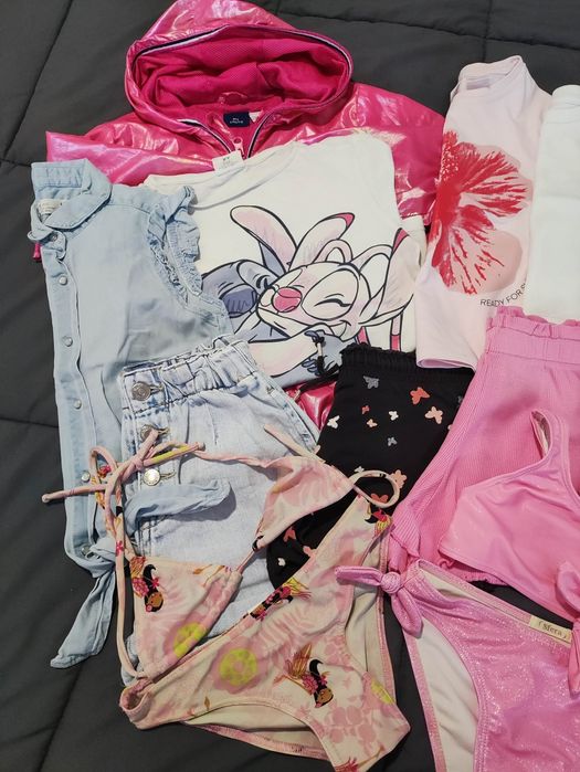 Lote de menina primavera/verão 6/7 anos