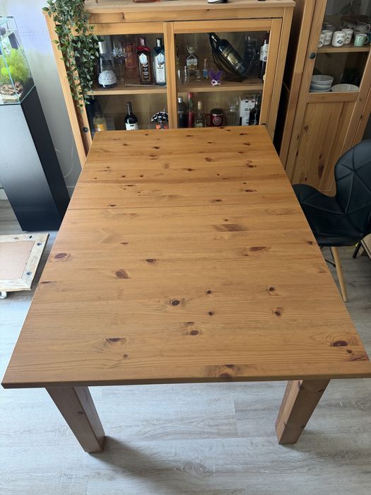 Mesa de madeira extensivel