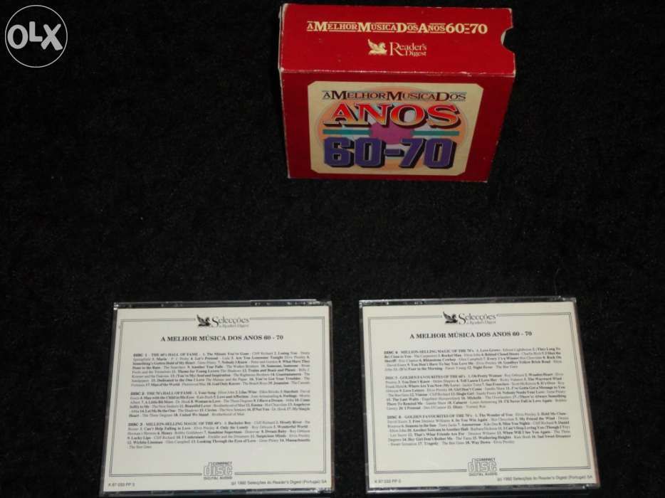 Cd's a melhor musica dos anos 60-70