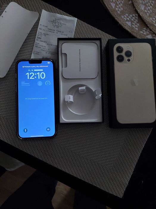 Iphone 13 Pro Max złoty wygląda jak nowy