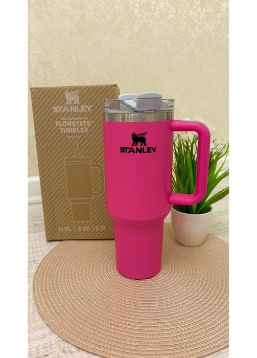 Термокружка Stanley 1.18 л крышка FlowState соломинка Розовая 10063