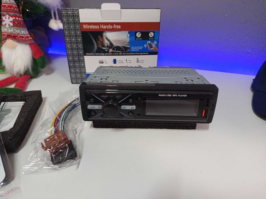 Auto Rádio MP3 Bluetooth USB  Novo