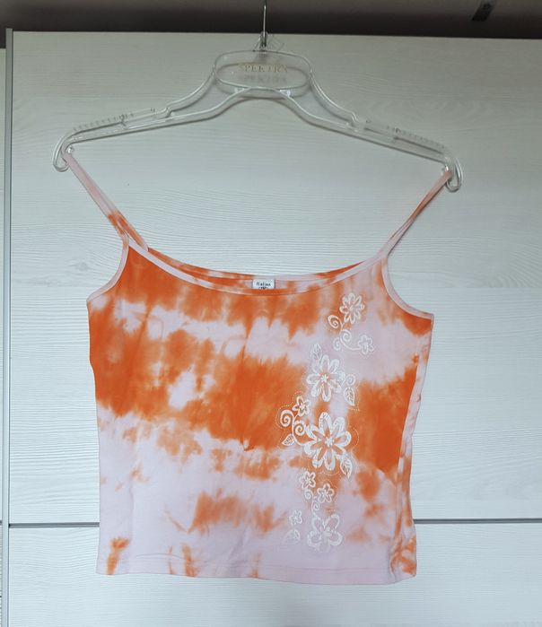 Bluzka na ramiączkach top tie dye