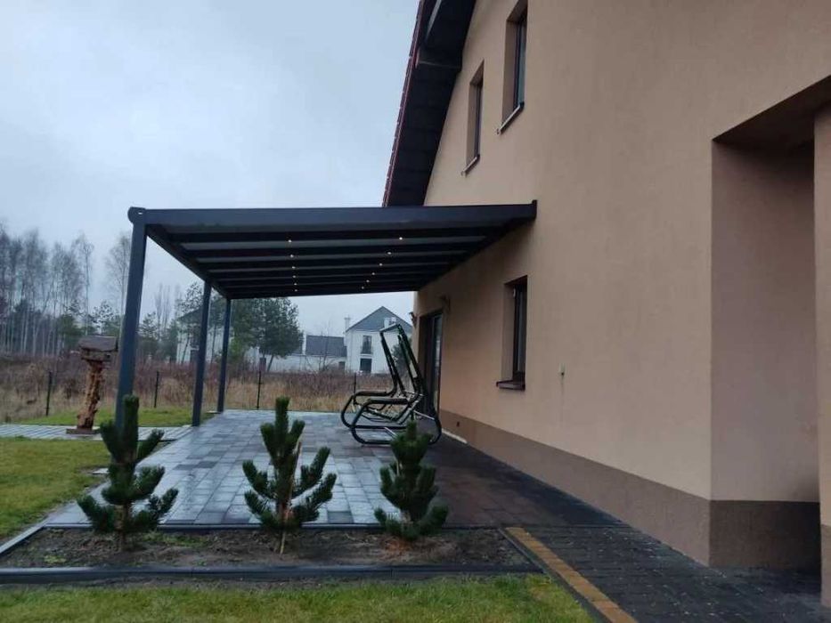 Zadaszenie aluminiowe PRO z dachem poliwęglanowym 350x1206 m