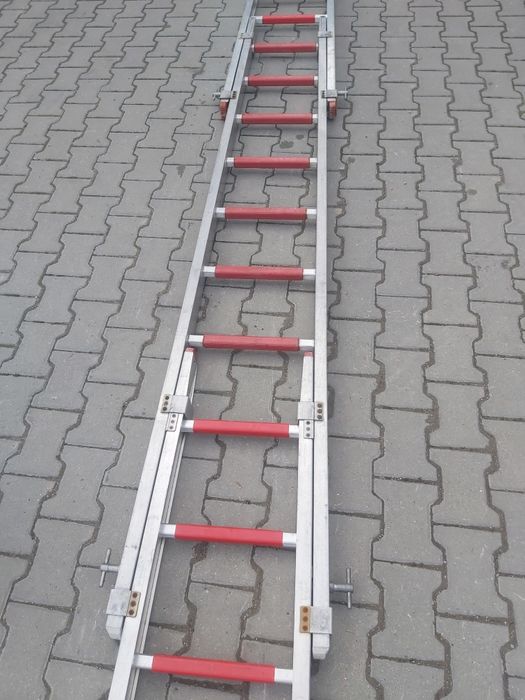 Drabina drabiny nasadkowe strażackie pożarniczy 2,70m aluminiowe