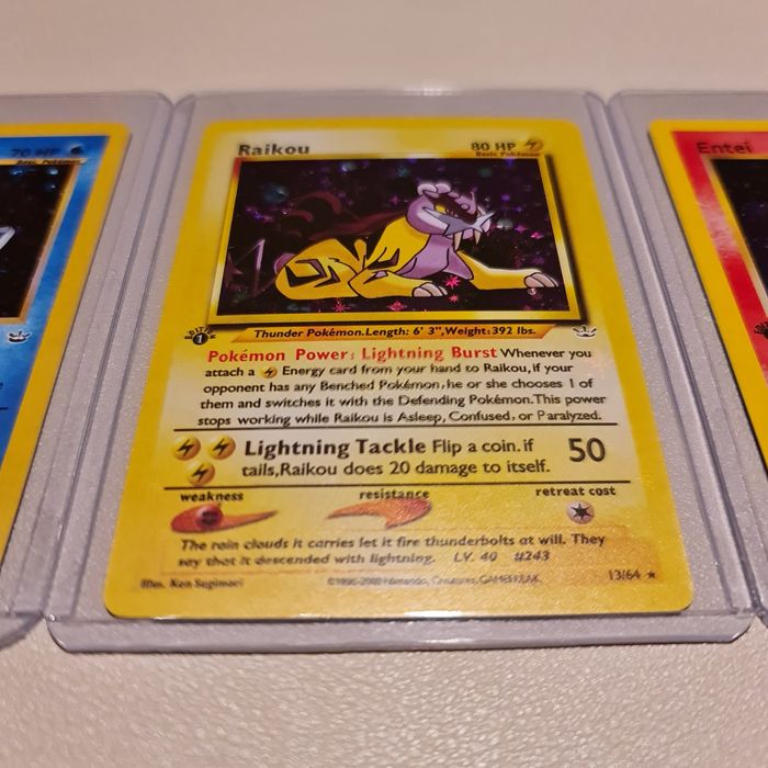 Conjunto de 3 Cartas Pokémon Lendários