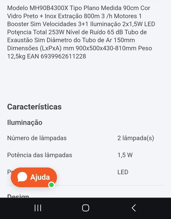 Exaustor Midea como novo.428728705645946886