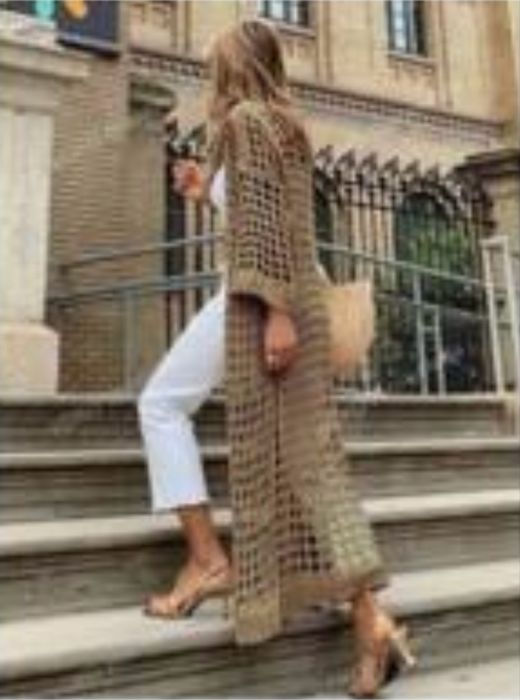 Cardigan comprido