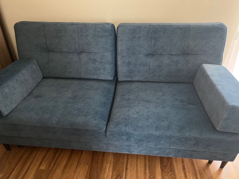 sofa rozkładana ciemnoniebieska