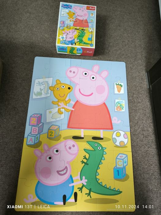 Puzzle Świnka Peppa 3+