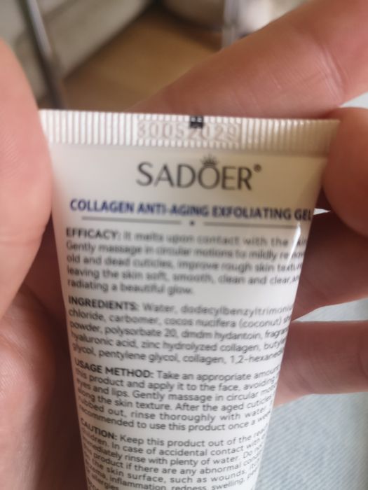 Sadoer collagen peeling do twarzy nowy
