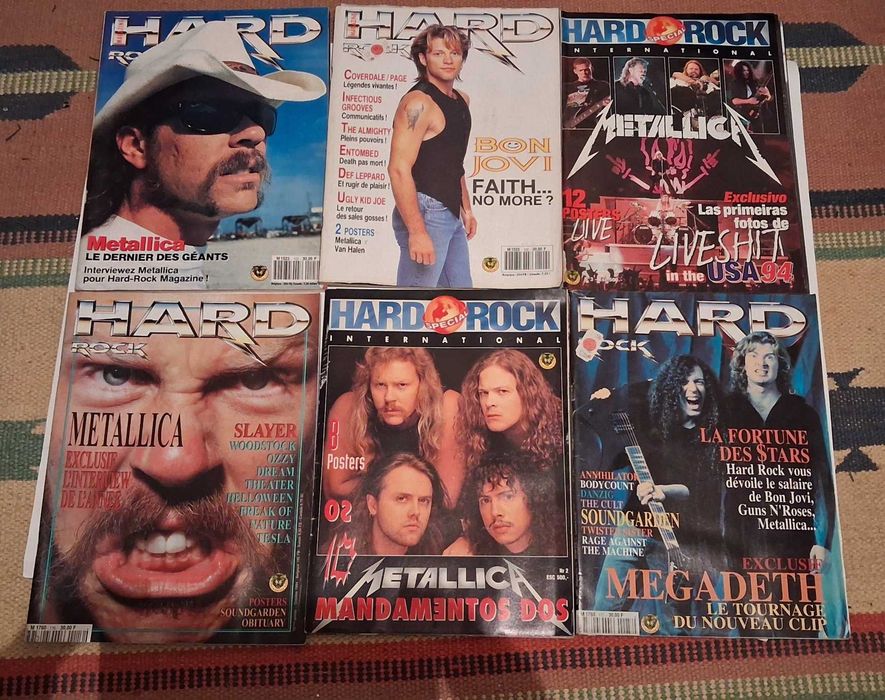 Revistas Hard Rock/Metal Hammer anos 90/00