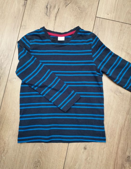 Fajny t-shirt w paski, rozm 122, Palomino