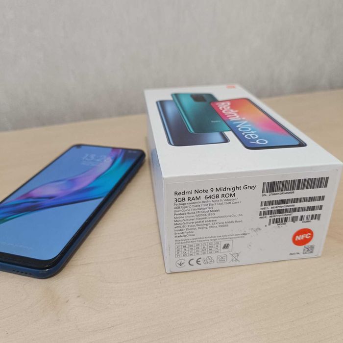 Телефон Redmi Note 9