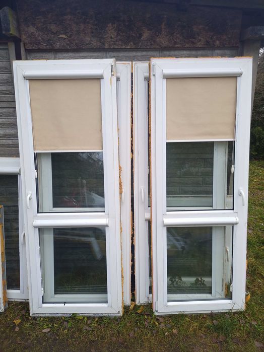 Okno Plastikowe PCV  Rozwierno Uchylne  Balkonowe szer.86.5cm x wys.229.5cm