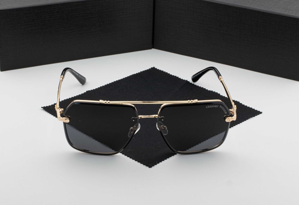 Чоловічі сонцезахисні окуляри Chrome Hearts | UV400 | розкіш і статус