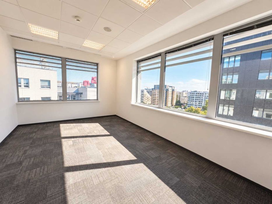 Jasne biuro z panoramicznym widokiem | Warszawa Mokotów | od 500 do 1500 m² | Postępu 15C | 8. piętro