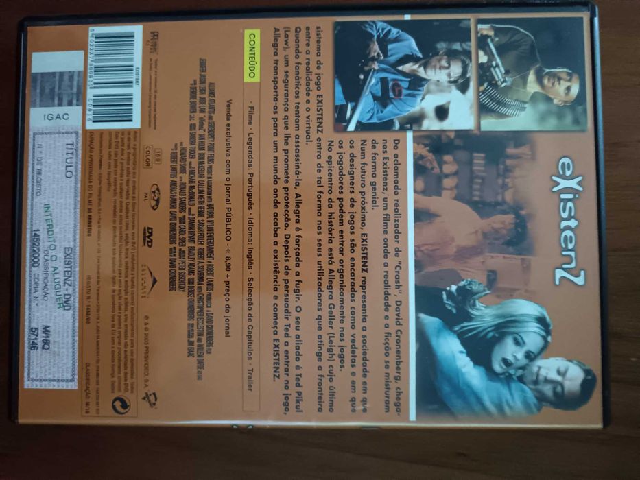 filme dvd original - existen z